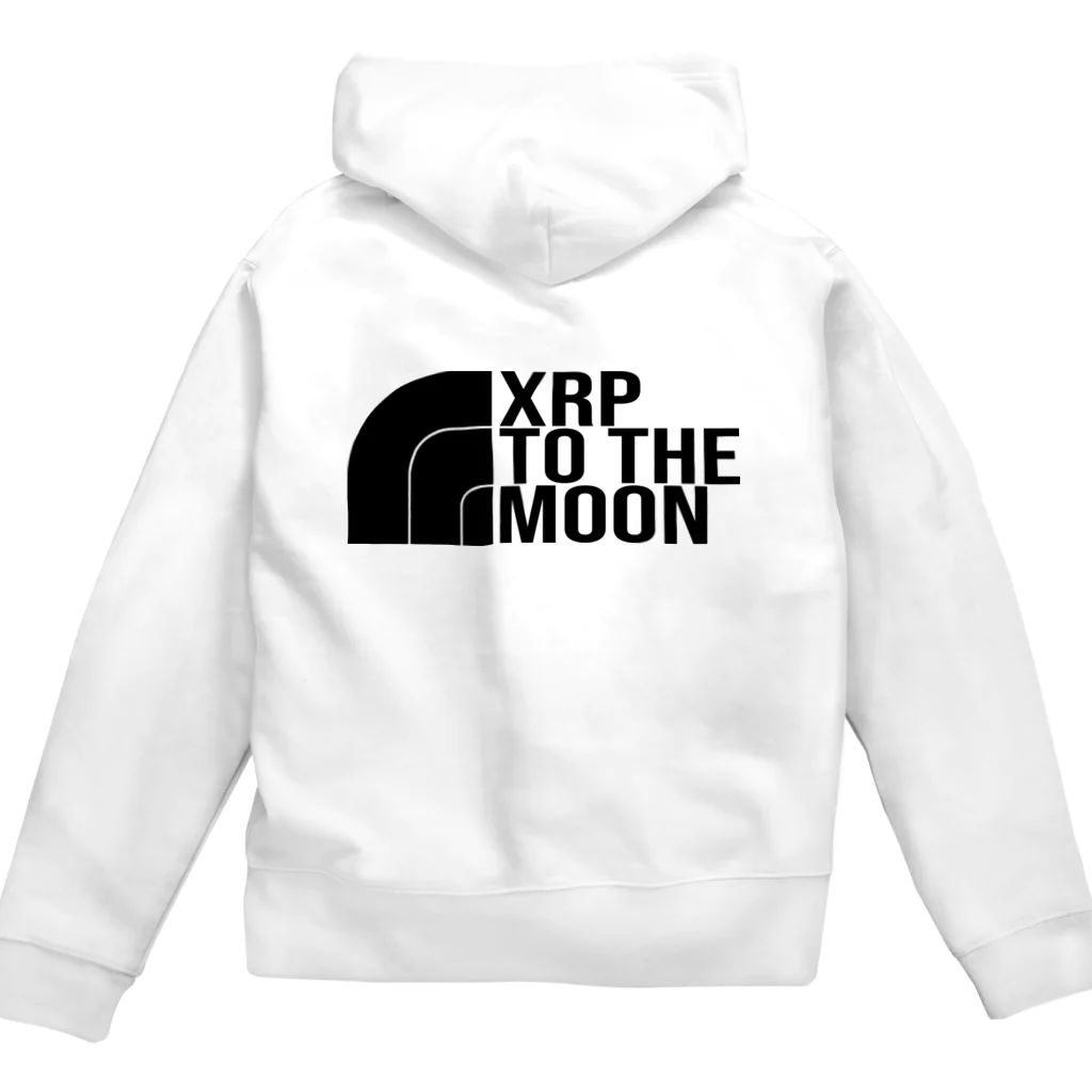 Pana@XRPのXRP to the Moon ジップパーカー