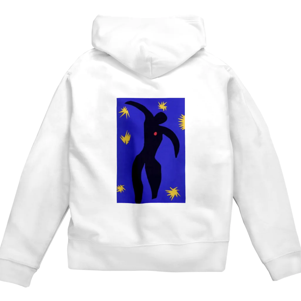 名画・絵画のゼロベース（西洋絵画・日本画）の両面プリント　絵画マティス Zip Hoodie