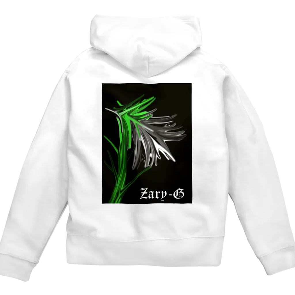 ねこふく本舗のユリ　(n*´ω`*n) Zip Hoodie