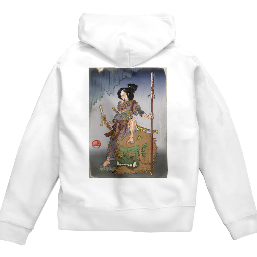 nidan-illustrationの"武者絵" Zip Hoodie