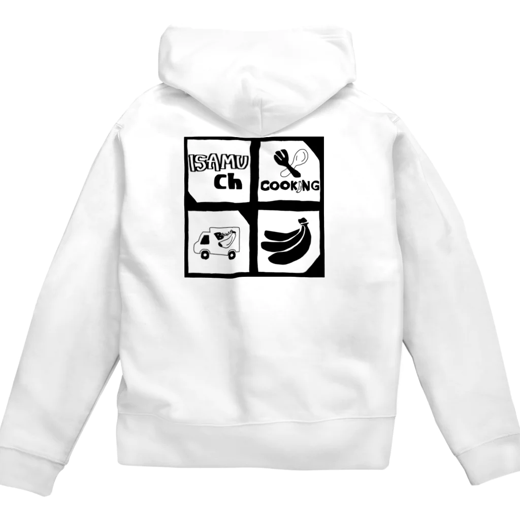 truck life isamuのオリジナルコラボB Zip Hoodie