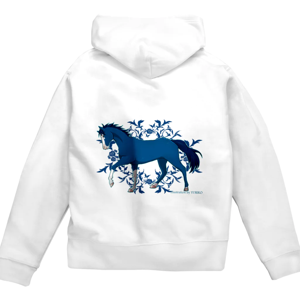 SWのBLUE HORSE ジップパーカー