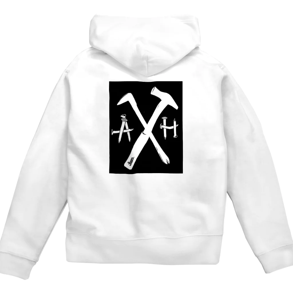 Mobile Gift Shop のAll Hands Zip Hoodie