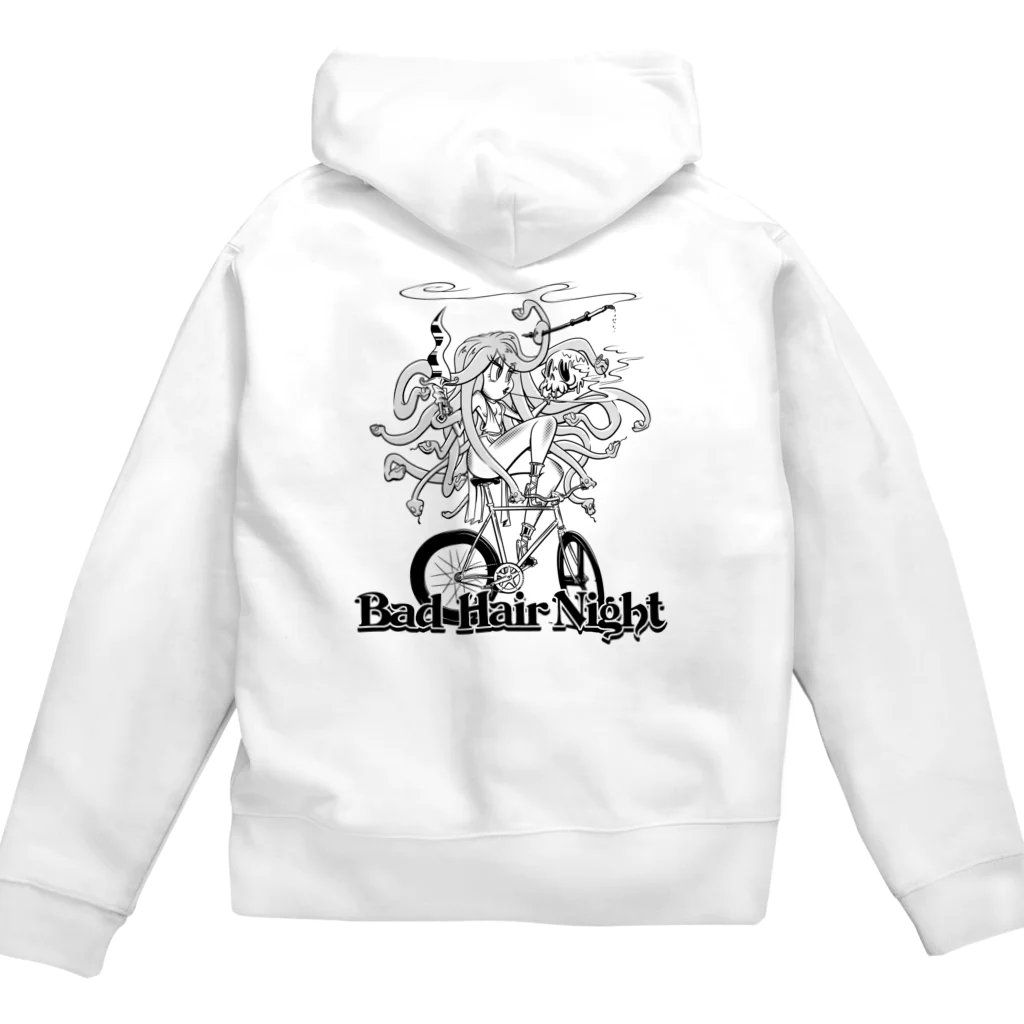 nidan-illustrationの“Bad Hair Night” Zip Hoodie