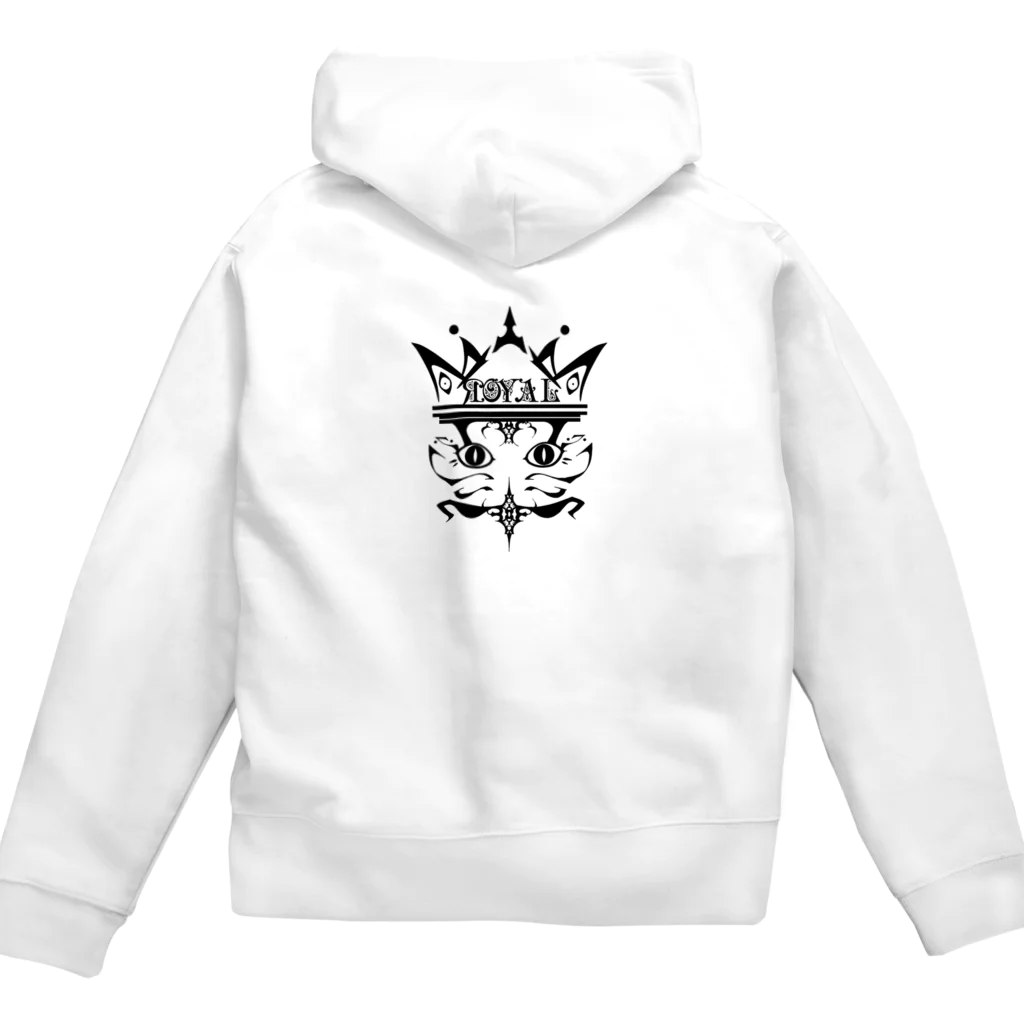 ROYALのROYALオリジナルジップパーカー Zip Hoodie