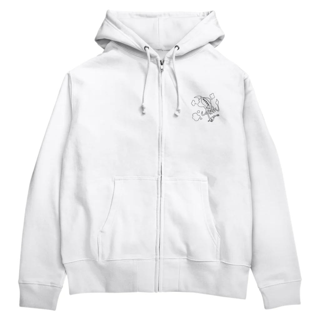 烏賊捕獲隊の烏賊捕獲隊 Zip Hoodie