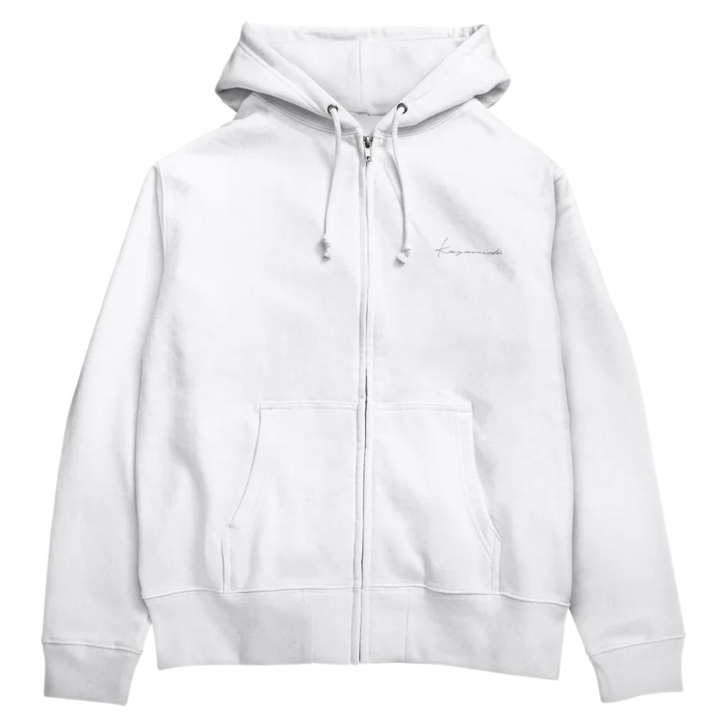 Kazumichi Otsubo's Souvenir departmentの棄てられたミシン ～ BW Zip Hoodie