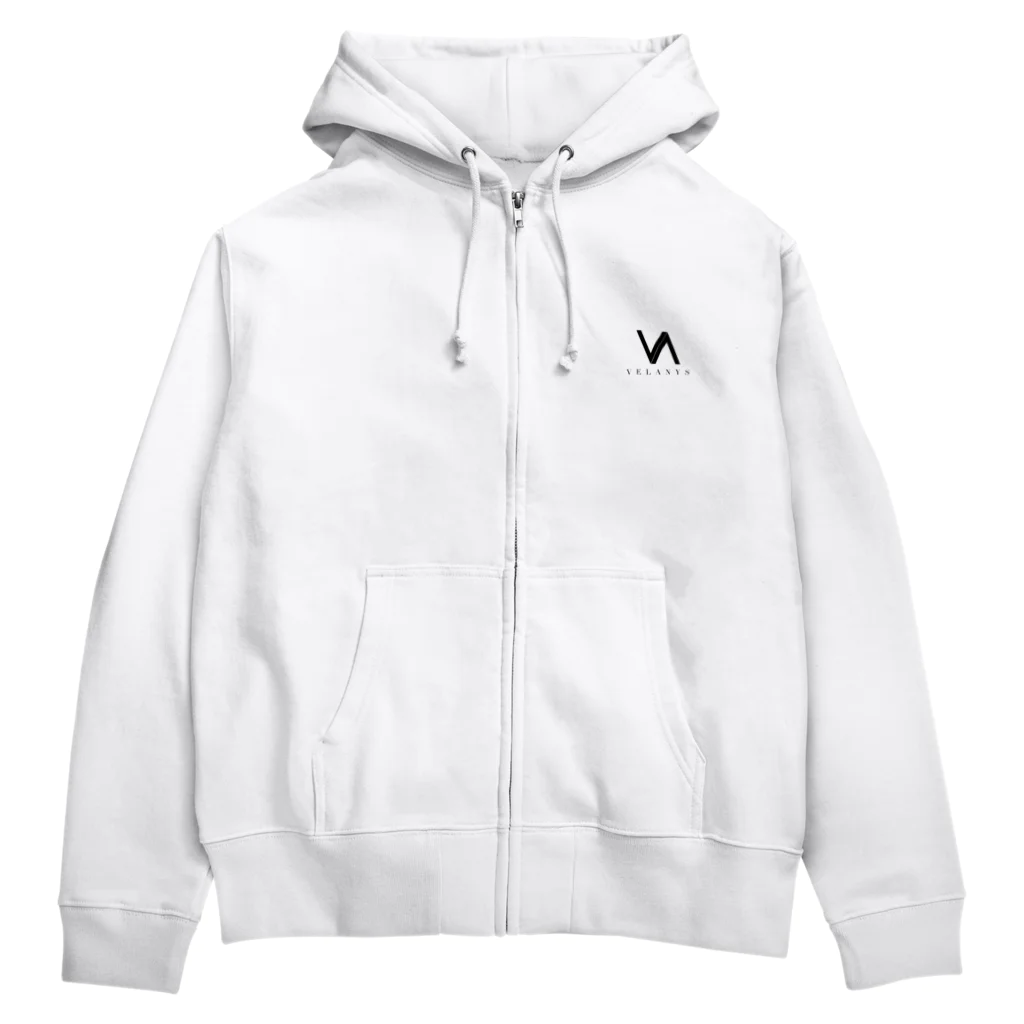 VELANYSの【VELANYS】Vロゴ Zip Hoodie