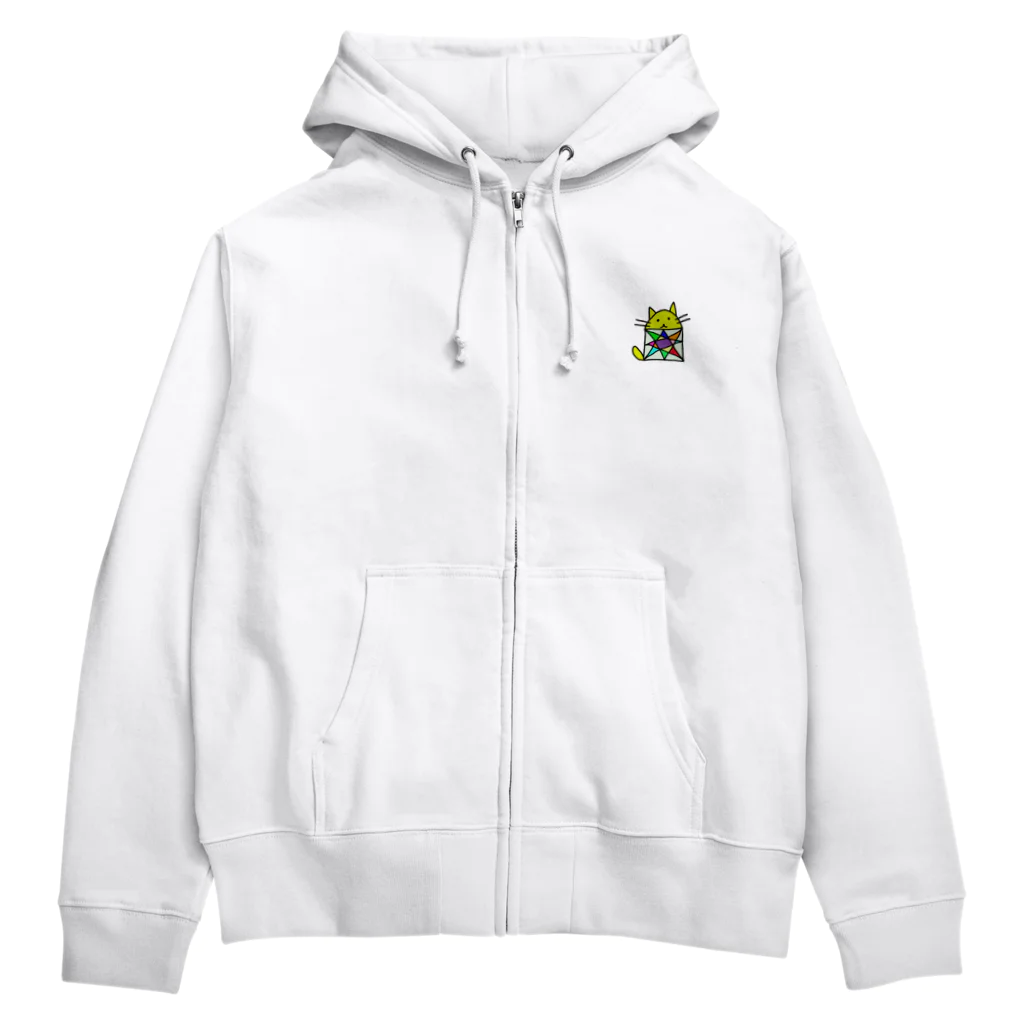 まとりこや ショップのねこのおうこく　ジップパーカー Zip Hoodie