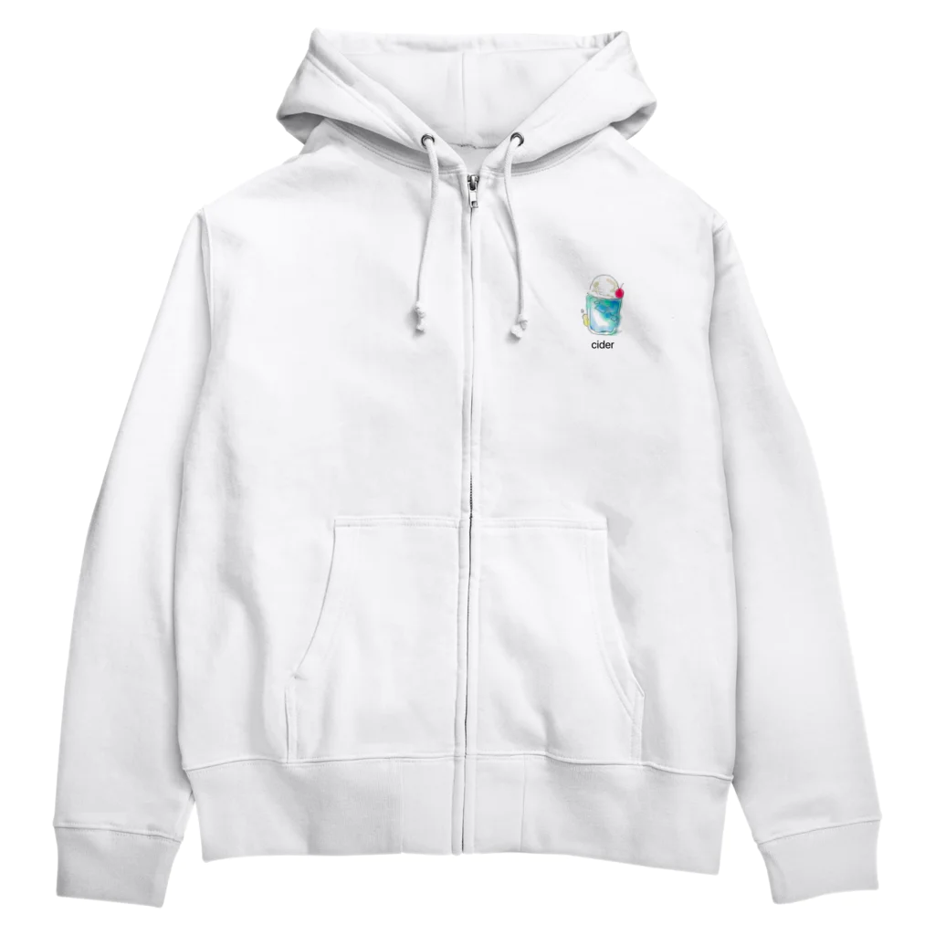 YaPonのクリームソーダ Zip Hoodie