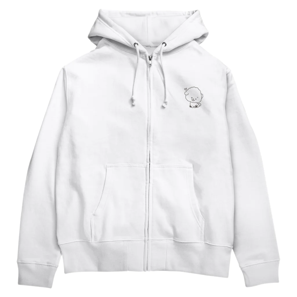 リカクリエイトのよろしくルーちゃん Zip Hoodie