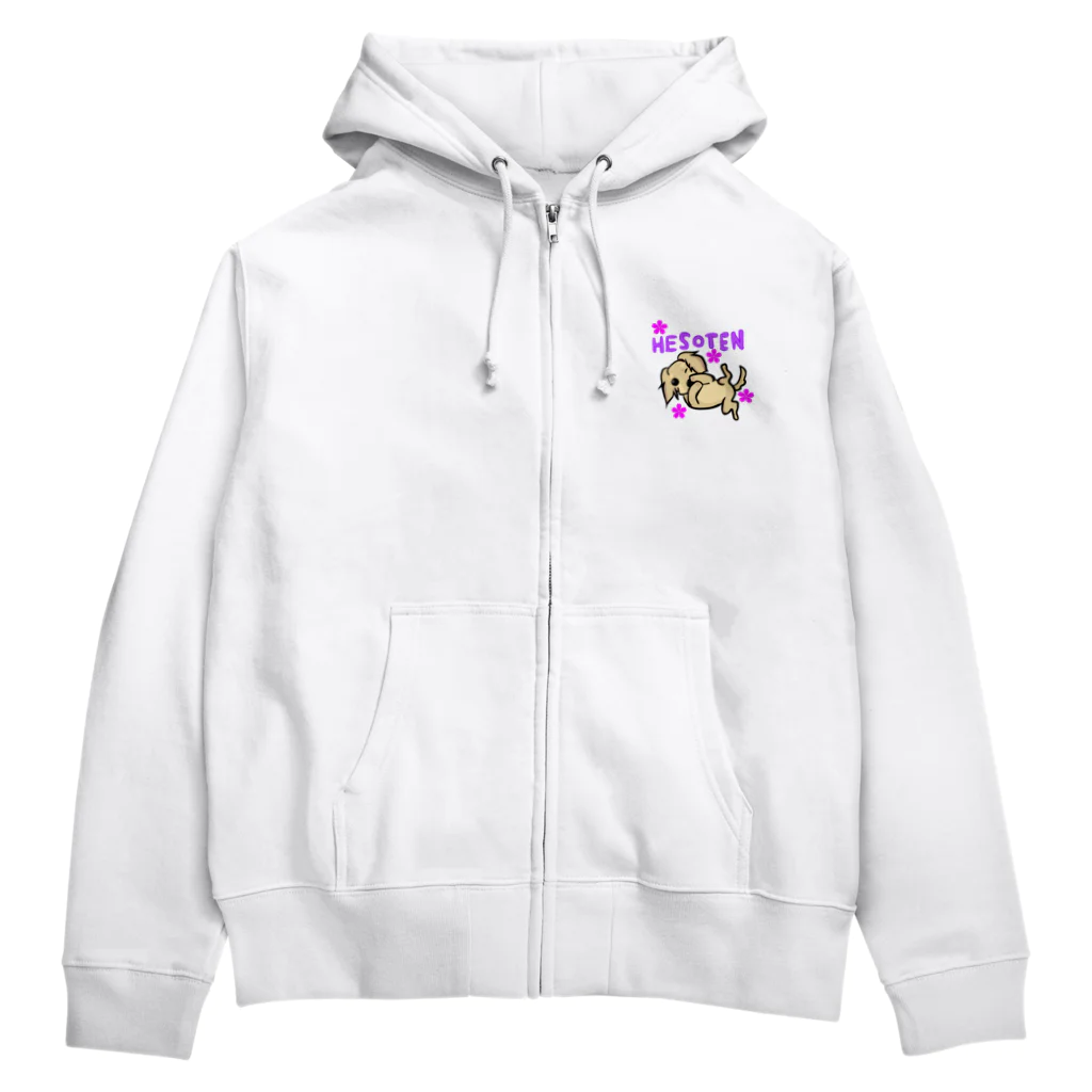 shop  wizの許してクリームワンコ Zip Hoodie