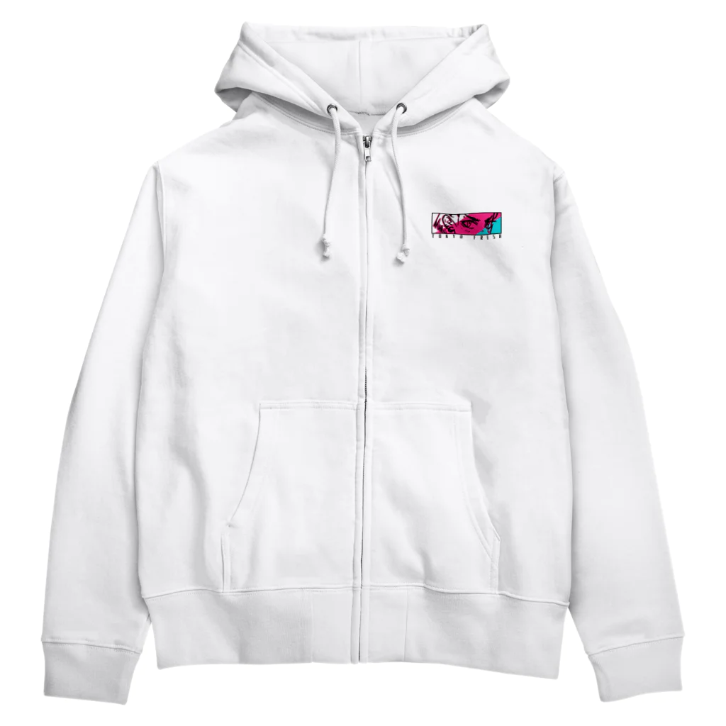 Tokyo Fresh Podcast Official ShopのTokyo Fresh Cyberpunk Zip Hoodie ジップパーカー