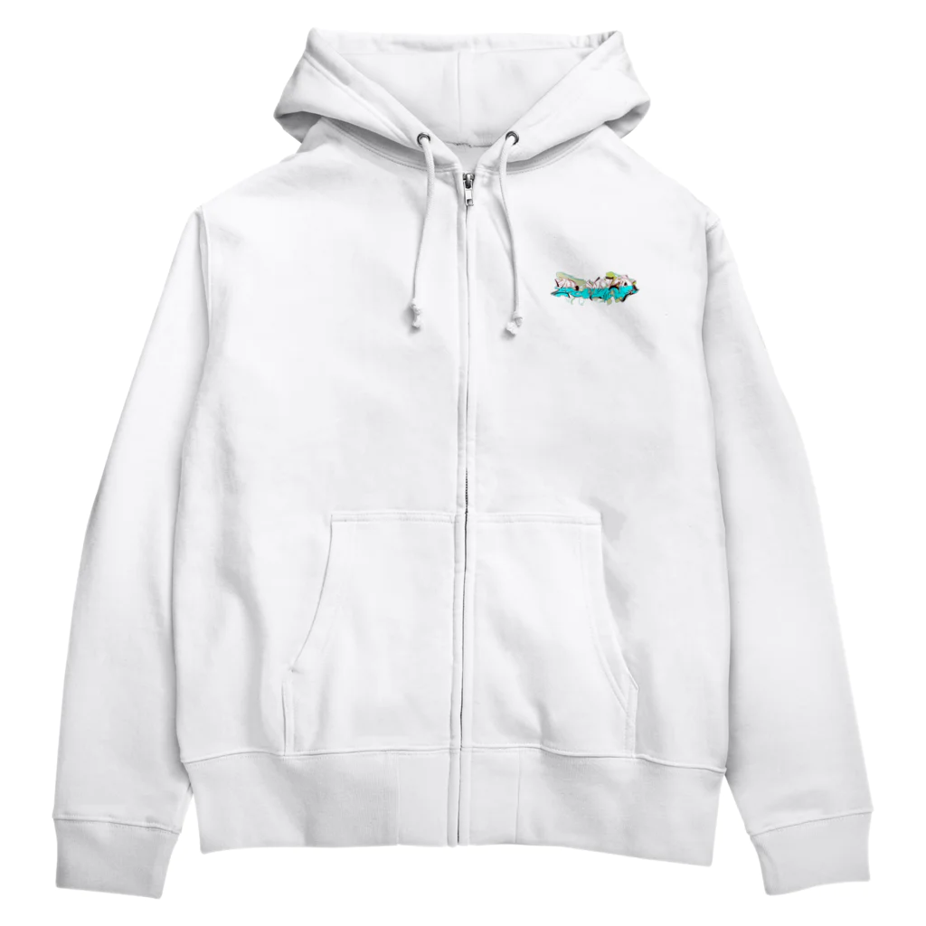 RMk→D (アールエムケード)のGRAFFITI LOGO② Zip Hoodie