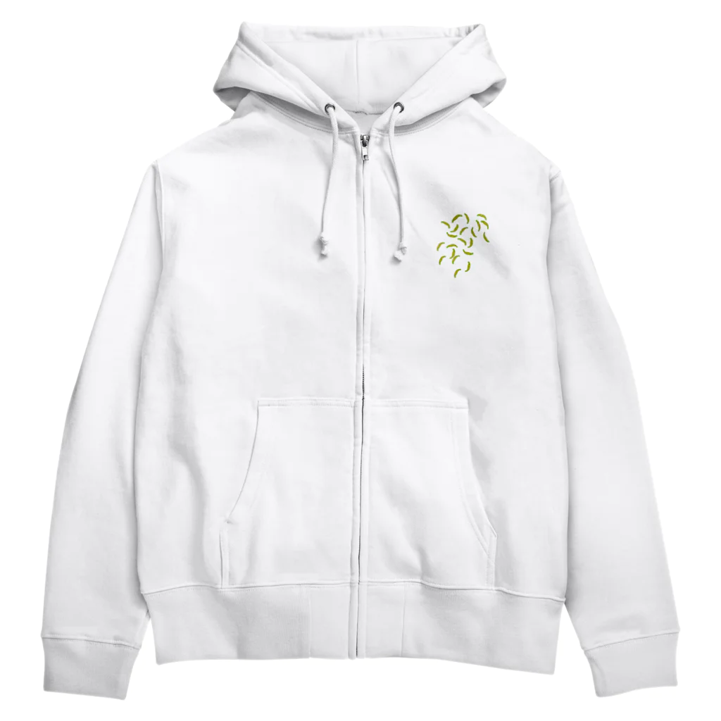 トイボのミドリムシみつけた Zip Hoodie