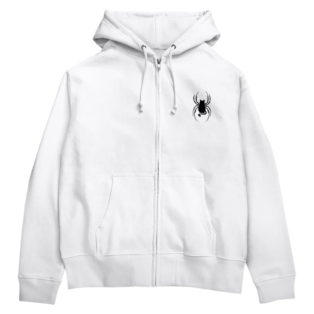 指奇（灼灼の猫蜘蛛 Zip Hoodie