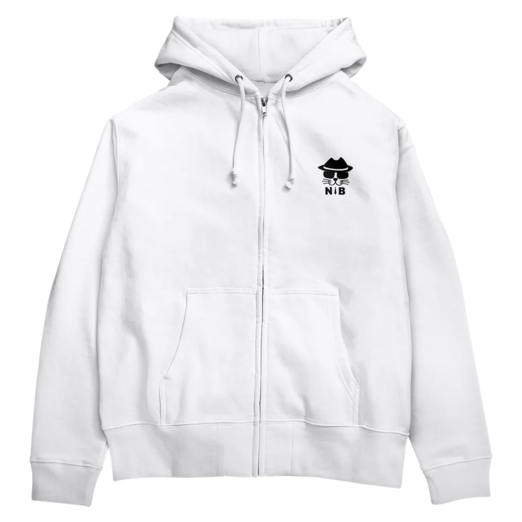 ニャン・イン・ブラック本部のNIB(BLACK) Zip Hoodie