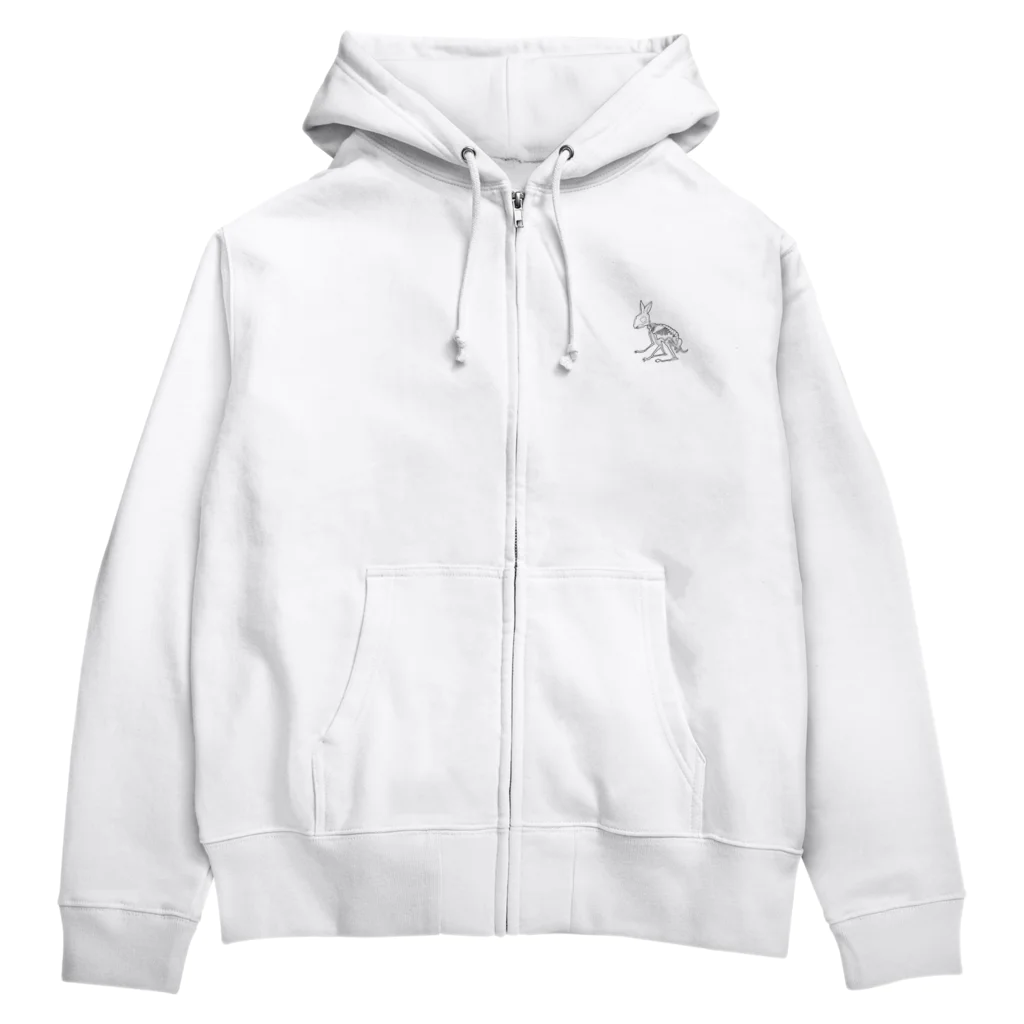 ト澤のrabbit bone Zip Hoodie