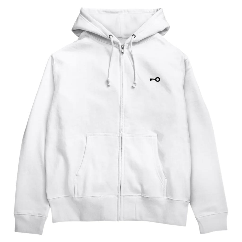 謎はないけど謎解き好きのお店のキー / Key Zip Hoodie