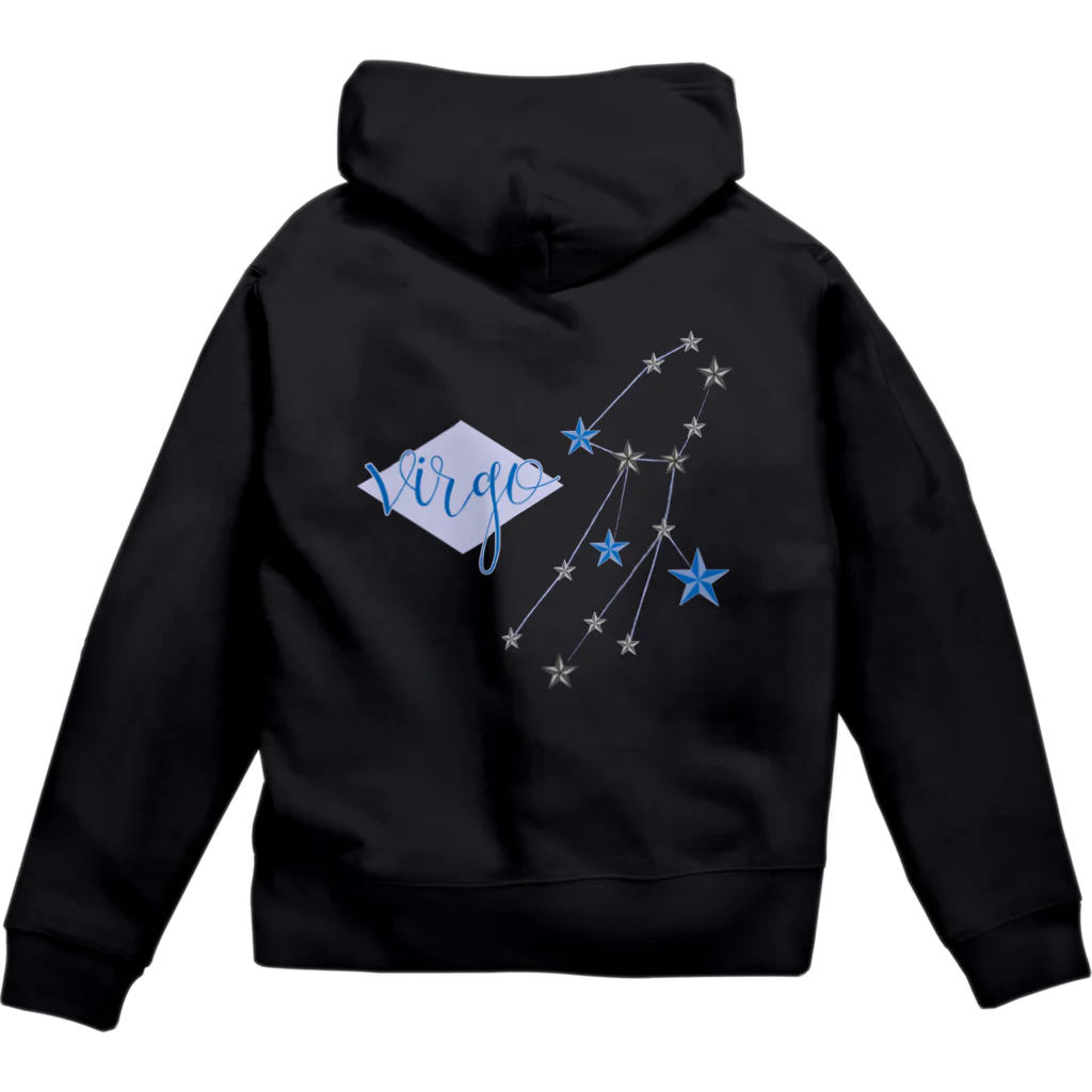 tomokomiyagamiのスタースタッズ星座　乙女座 Zip Hoodie