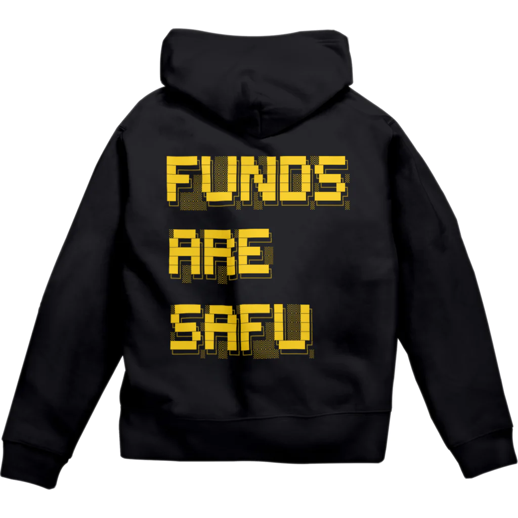 平原神話のFunds Are Safu ジップパーカー