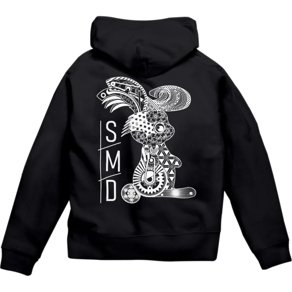 SMD Factoryのメカリーゼントうさぎ Zip Hoodie