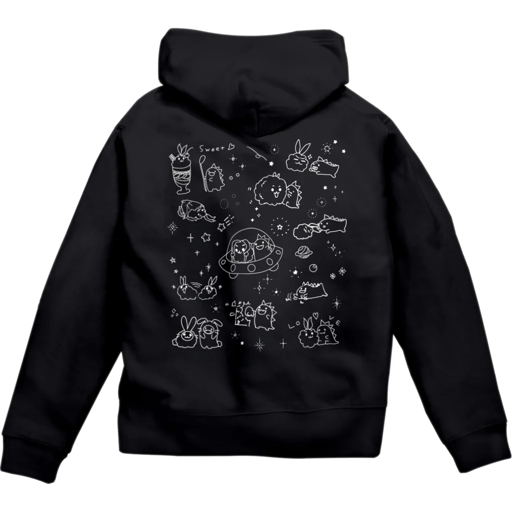 たるんてぃんぐたるんてぃんぐ&がおのたるがお星きらきらパーカー Zip Hoodie