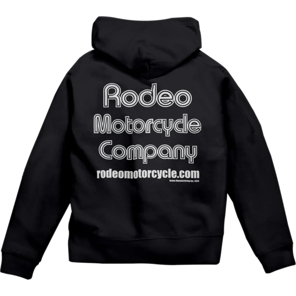 RODEO MOTORCYCLEのロデオ モーターサイクルのオフィシャルグッズ Zip Hoodie