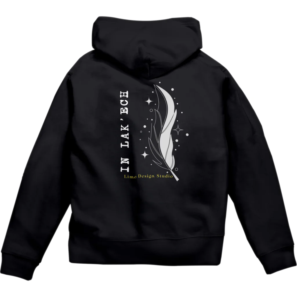 リモデザインスタジオのIn Lak’ech" ～インラケチ｜Limo design studio Zip Hoodie