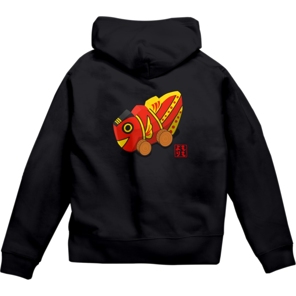 ももよりの鯛車 Zip Hoodie