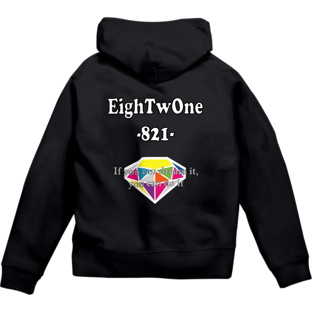 ストリートファッションはEighTwOne-821-(えいとぅーわん はちにーいち)のDIAMOND Zip Hoodie