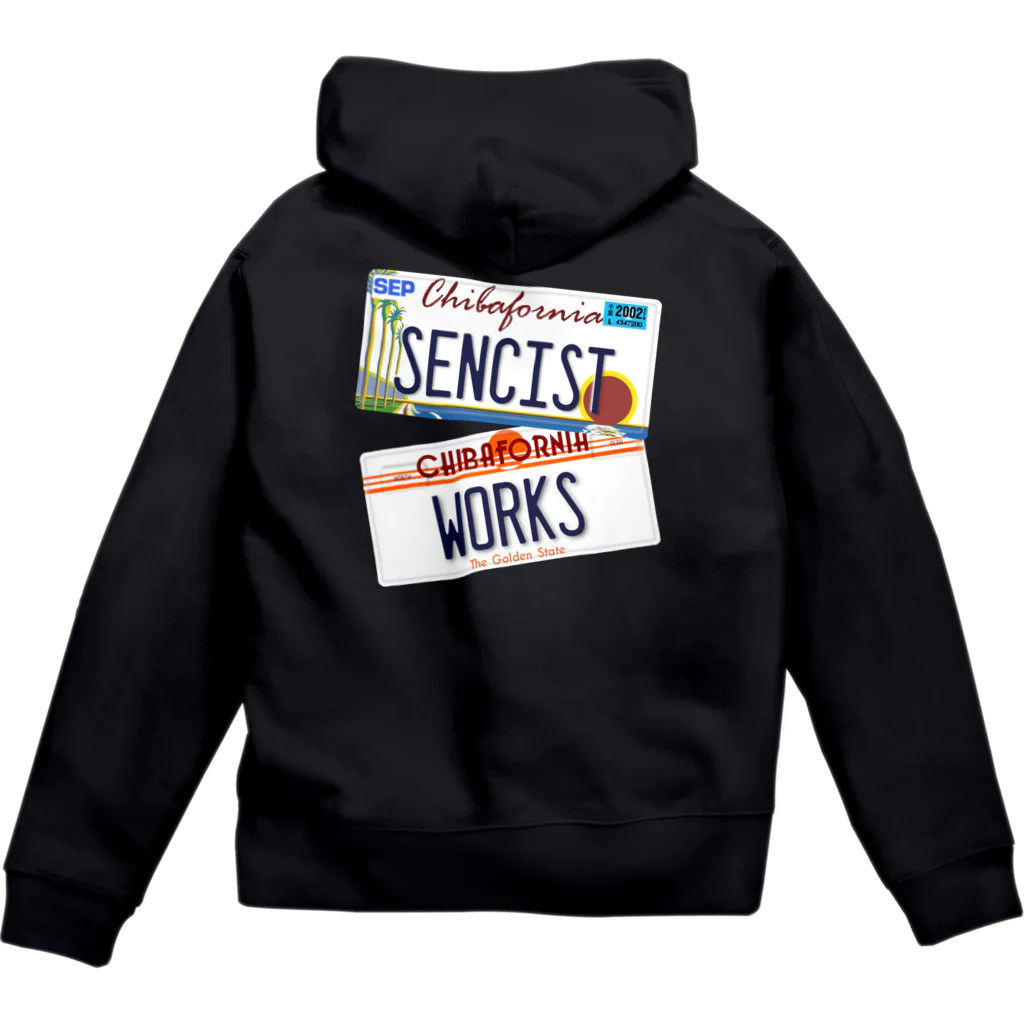 SencistWorks-ｾﾝｼｽﾄﾜｧｸｽ-のチバフォル Zip Hoodie