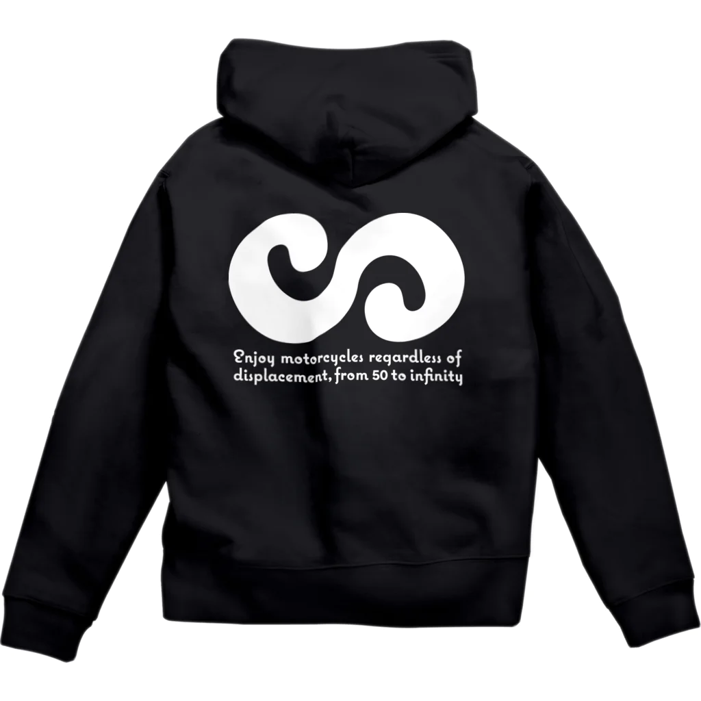 50infinityの50infinity(LogotypeA-W) Zip Hoodie