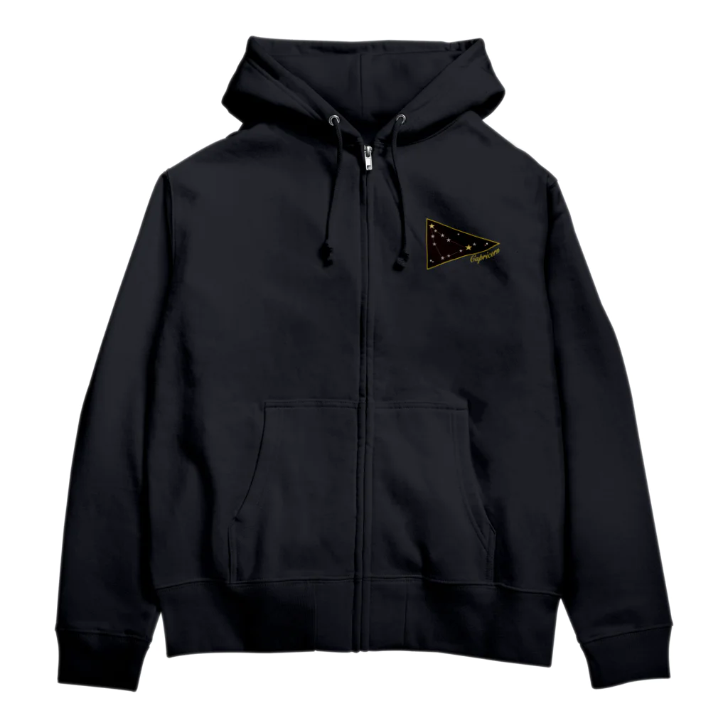 tomokomiyagamiのスタースタッズ星座　山羊座 Zip Hoodie