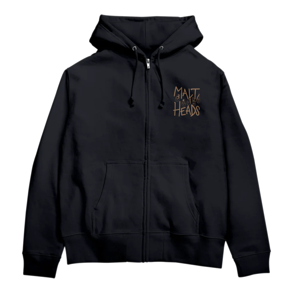 Mix’d Cultures LabのMalt Heads モルトヘッズ '23  Zip Hoodie