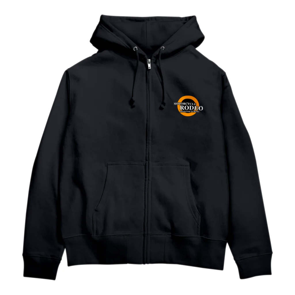 RODEO MOTORCYCLEのロデオ モーターサイクルのオフィシャルグッズ Zip Hoodie