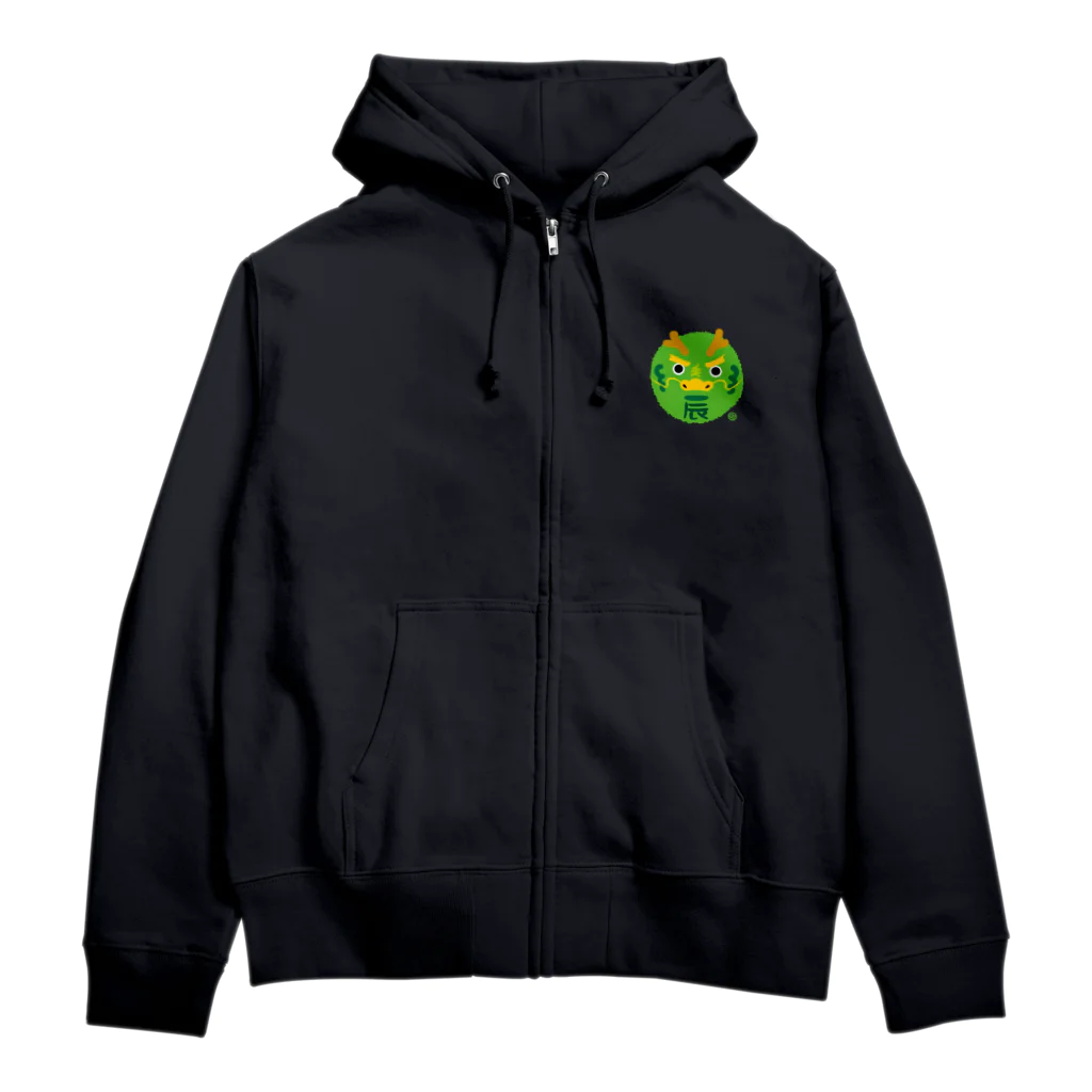 Atelier Pomme verte の竜の顔 Zip Hoodie