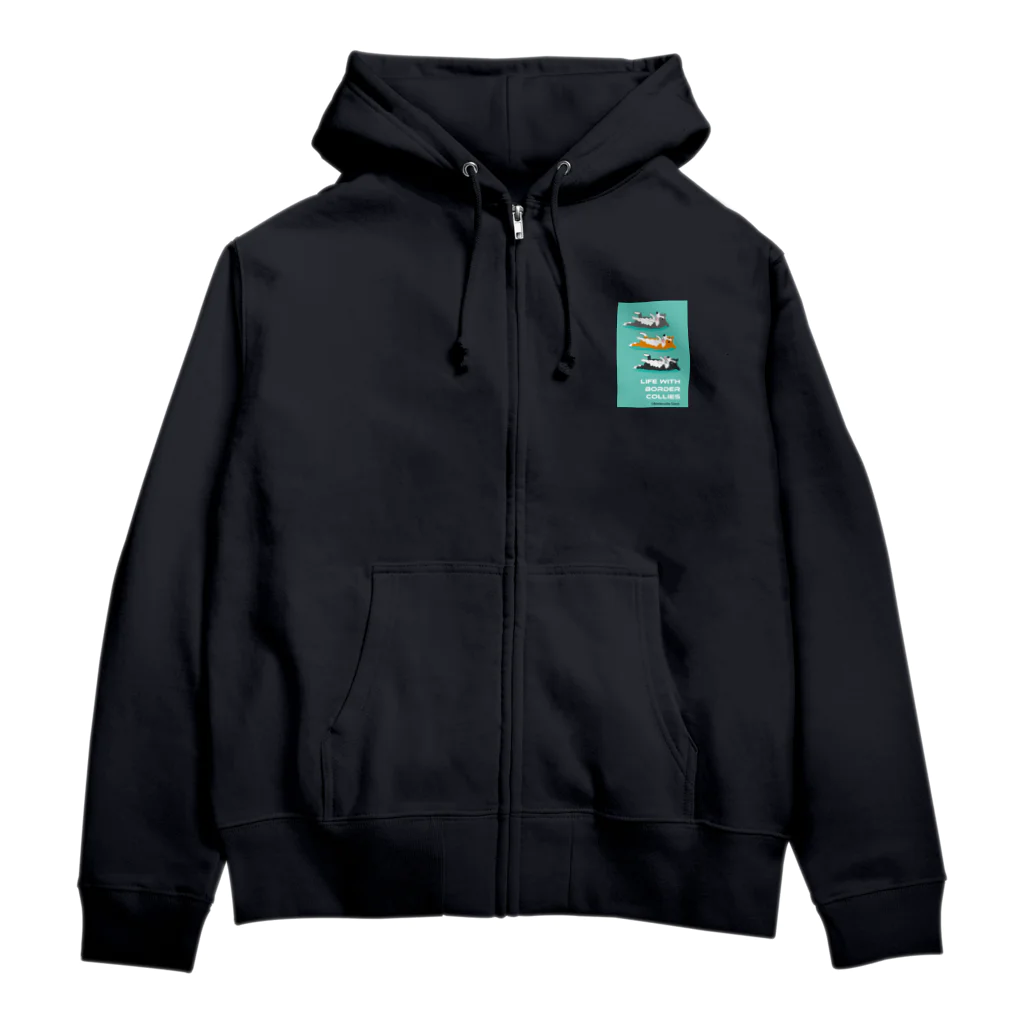 Bordercollie Streetの3bc-1 Zip Hoodie