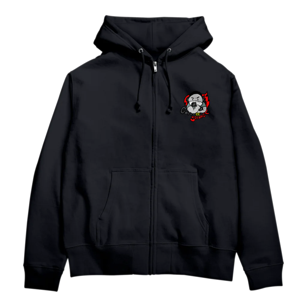 TOMMY★☆ZAWA　ILLUSTRATIONのGotta be strong Zip Hoodie