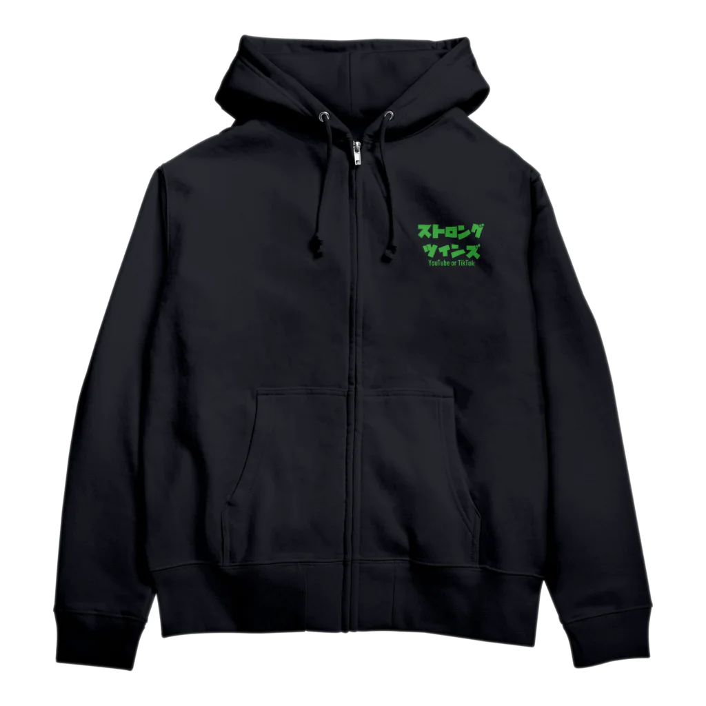 Strong twins official shopのツインズジップパーカー Zip Hoodie