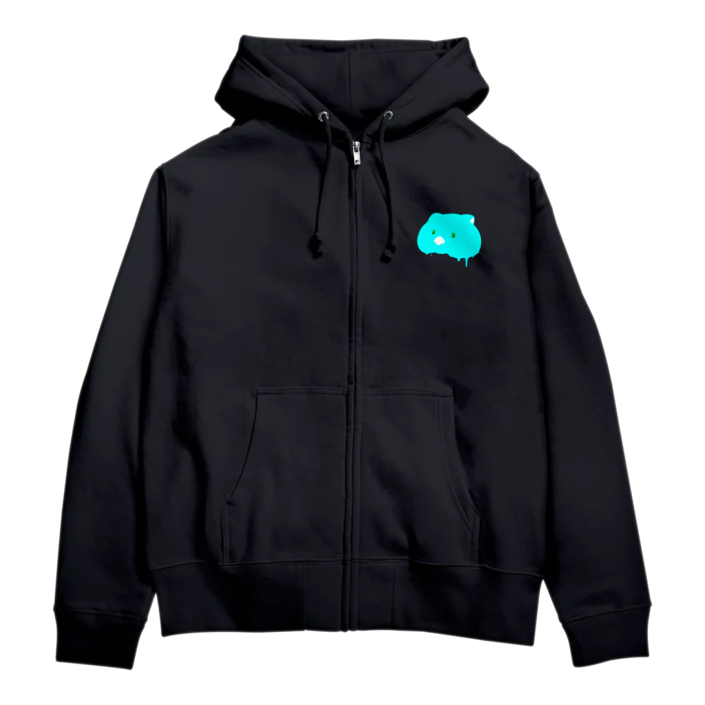 ほっぺぇた（頬平太）のしたたるウォンバット Zip Hoodie