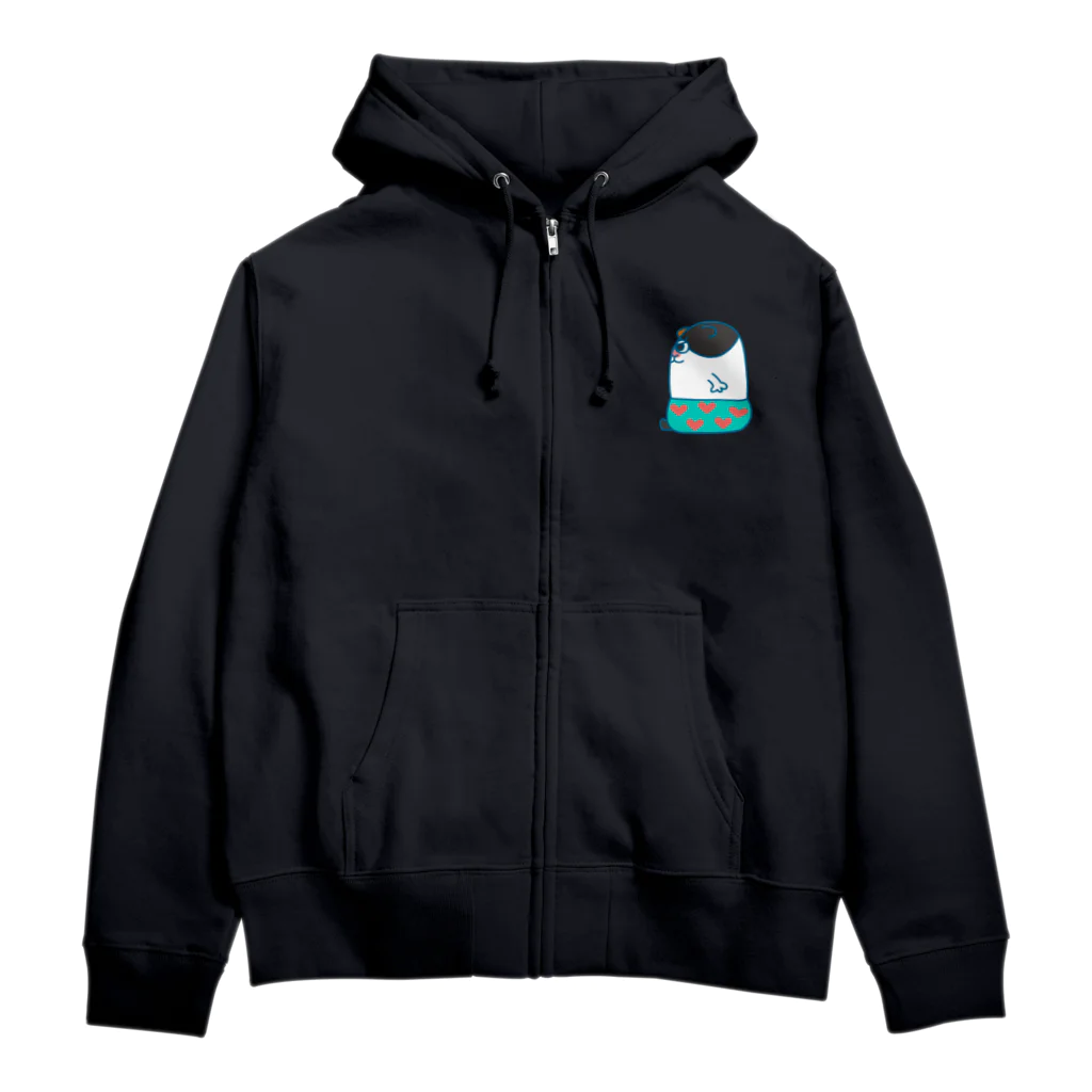 共同生活アニマルズのもりちゃんスカジャン Zip Hoodie