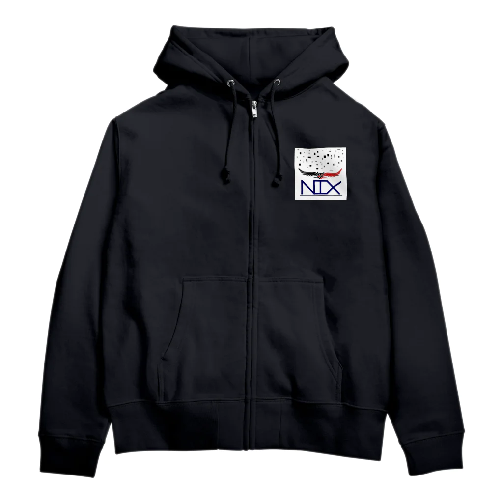 NIX_ ONLINE SHOPのNIX_ J-Hoodie BLACK ジップパーカー