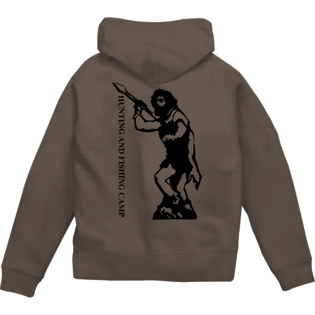 Hunting and Fishing CampのHunting and Fishing Camp ロゴ Zip Hoodie