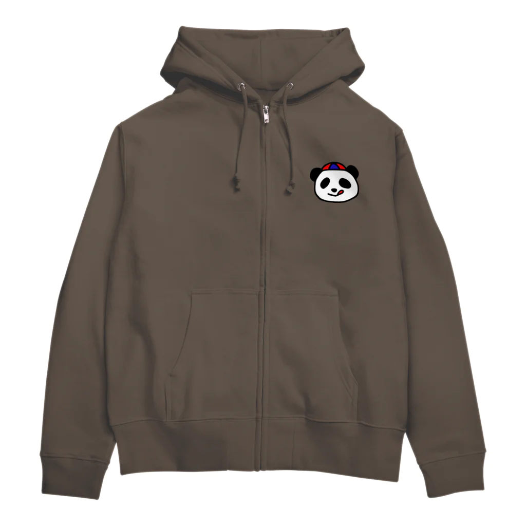 ★Panda Cafe★のペロリン★パンダ チャイナ 中華 PANDA Zip Hoodie