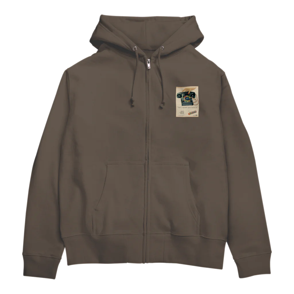 YS VINTAGE WORKSのイタリア　電話ドロップ飴 Zip Hoodie