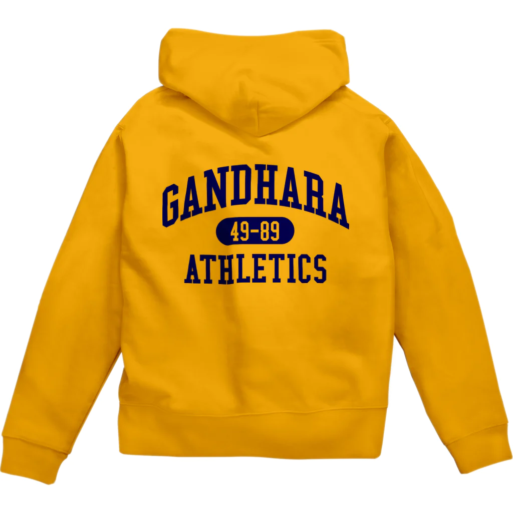 【SEVA】 （雲黒斎 公式ショップ ）のGANDHARA ATHLETICS ジップパーカー