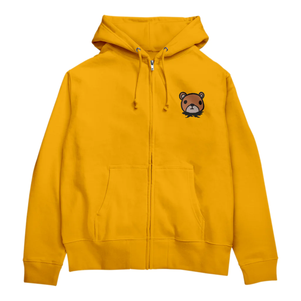 のほほん屋のくまちゃん Zip Hoodie