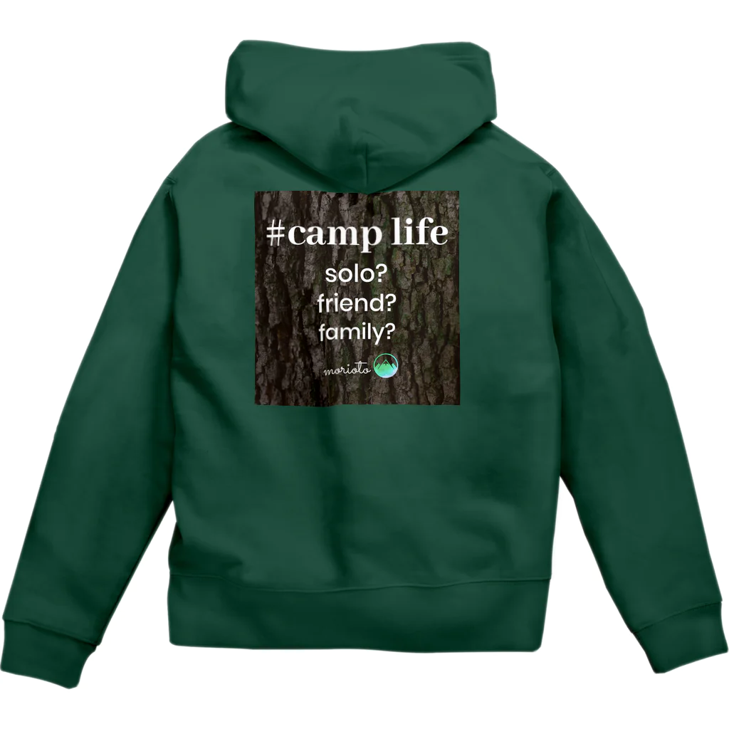 namiotoの#camplife × morioto Zip Hoodie