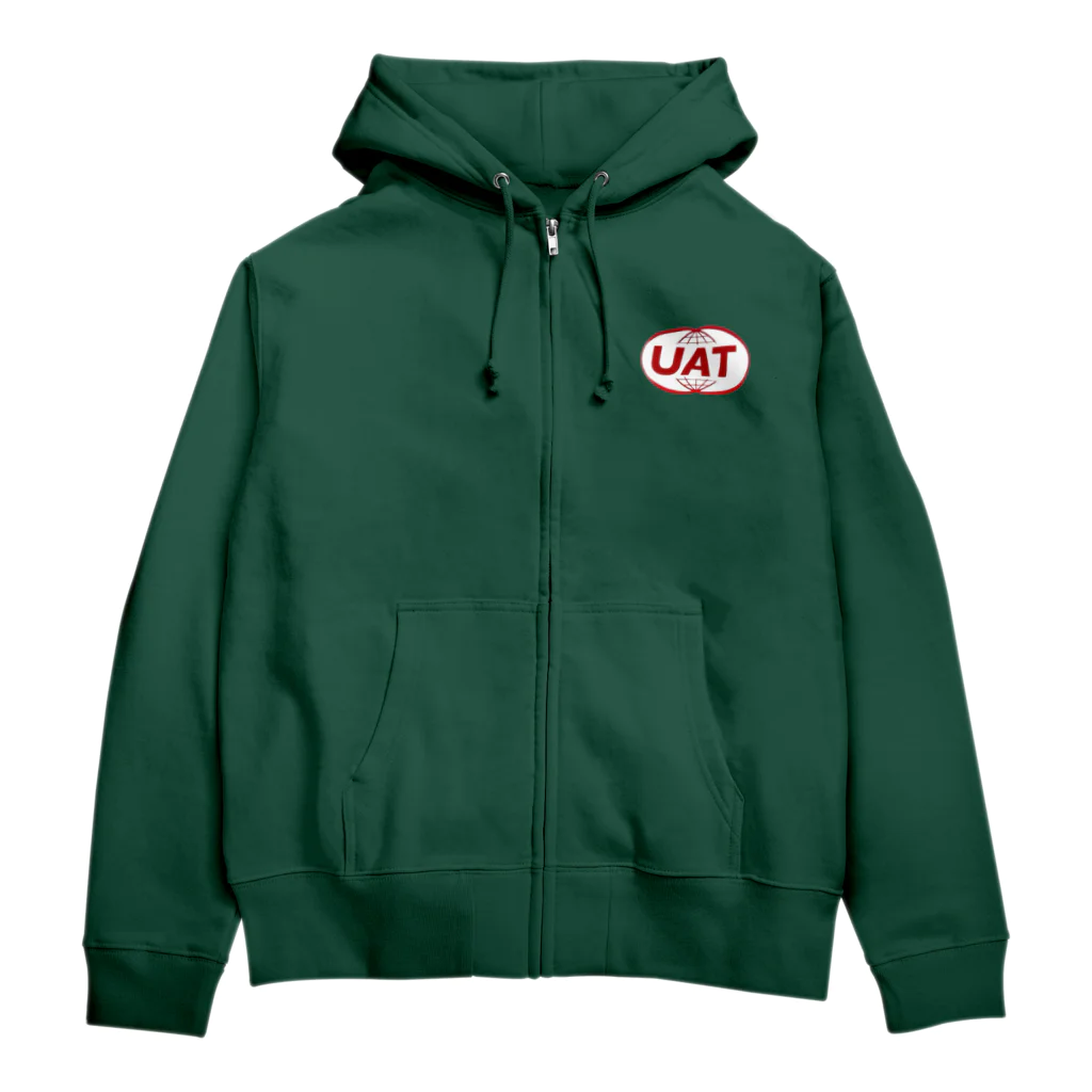 UYAMAIAGAMETATEMATSUREのUATキャビンアテンダント Zip Hoodie